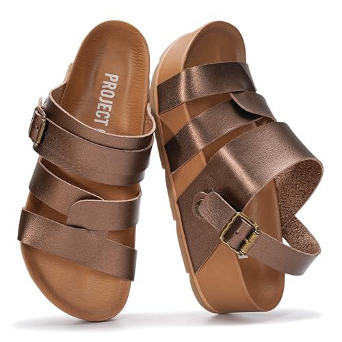 Project Cloud Platform Sandals Women – Strappy Wedges with Comfortable Plush & Soft Insole – Lightweight & Non Slip Platform Sandals for Women 2026 