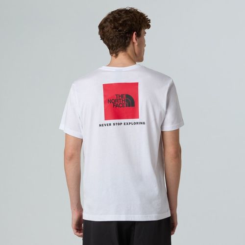 The North Face Mens Nse Box T-Shirt TNF White Cotton - Large