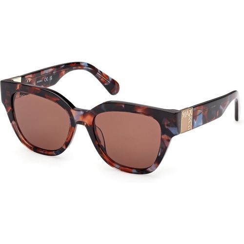 MAX&Co Mujer MAX&Co MO0138 54E Gafas de sol Acetato la Habana Marrón Cuadrada Norma