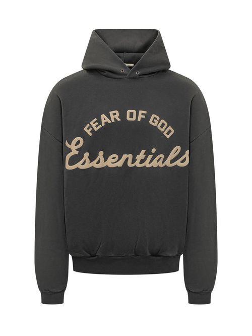 Black Graphic Hood Hoodie