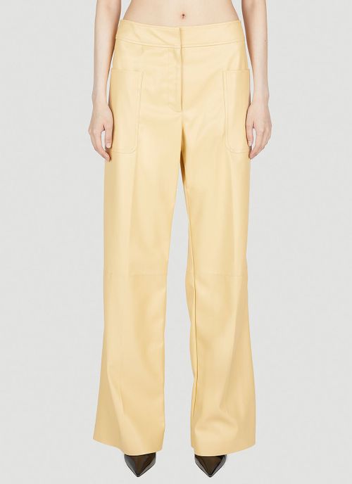 Altermat Wide Leg Pants - Woman Pants Yellow It