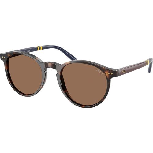 Polo Ralph Lauren Man Polo Ralph Lauren PH4236 500373 Sunglasses Acetate Turtle Brown Round Norma