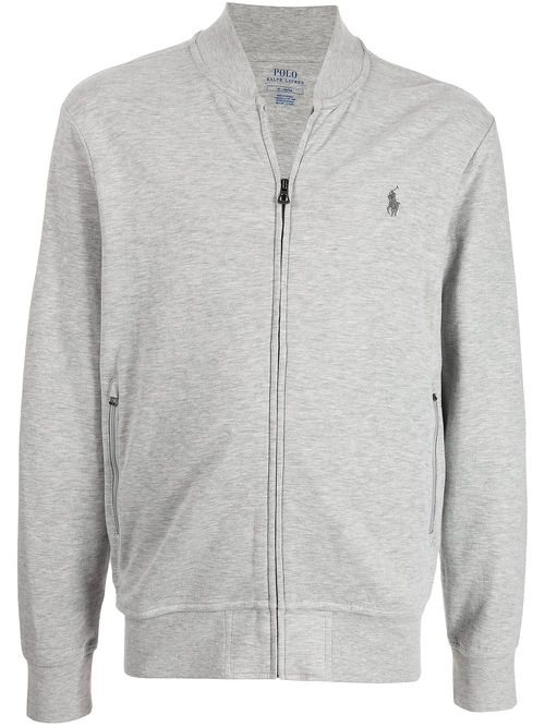Polo Poney zip-up sweatshirt - Grey