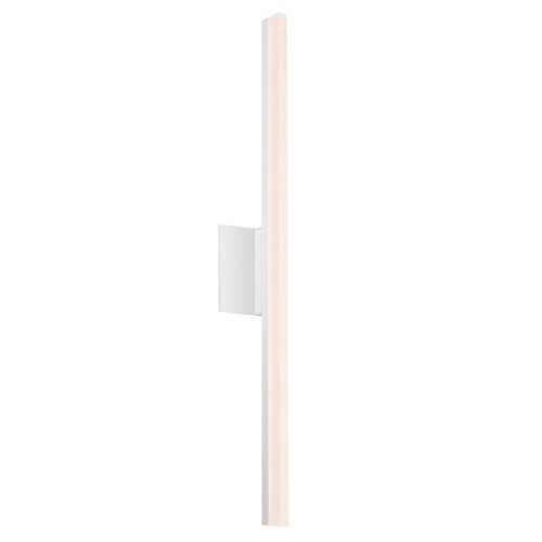 Stiletto 31.75" Dimmable LED Bathroom Vanity Light in Satin White