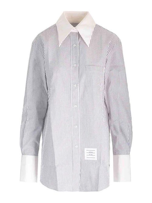 Seersucker Long Shirt