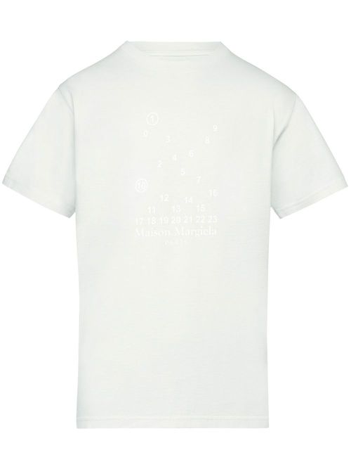 Logo-print crew-neck T-shirt - White