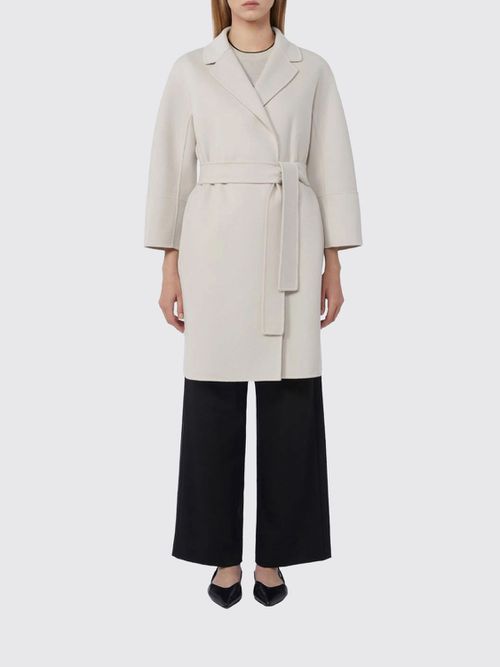 Coat Woman color Yellow Cream