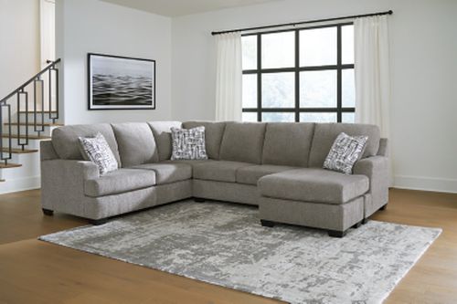 Erinsburg 2-Piece Sectional with Chaise, Iron