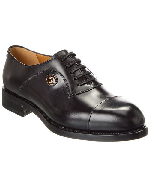 Interlocking G Leather Oxford
