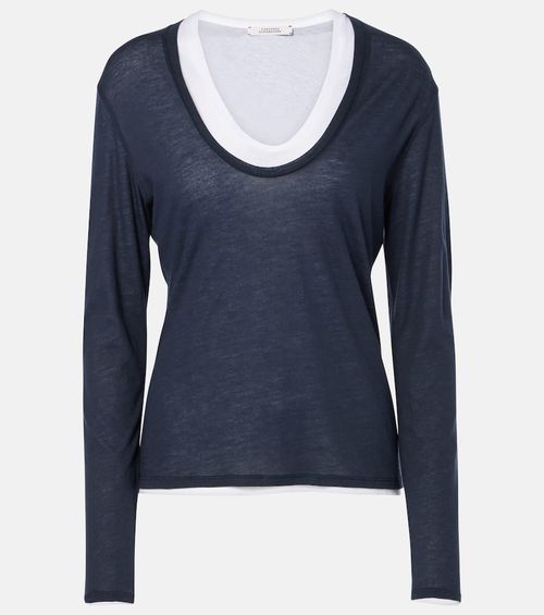 Layer Love layered jersey T-shirt