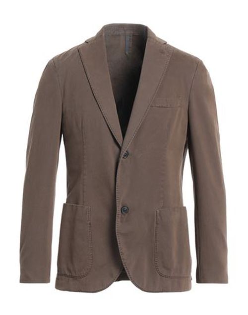 Montedoro Man Blazer Khaki Size 44 Cotton, Cashmere
