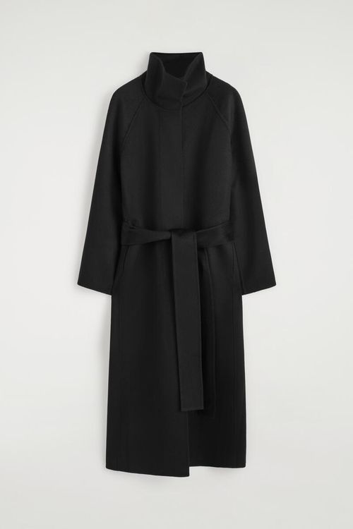 Belted Double-Faced Cashmere Coat