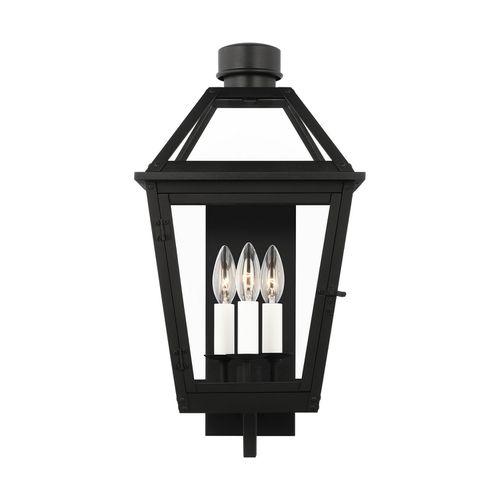 Visual Comfort Studio Hyannis 3-Light Outdoor Wall Light in Textured Black by Chapman & Myer