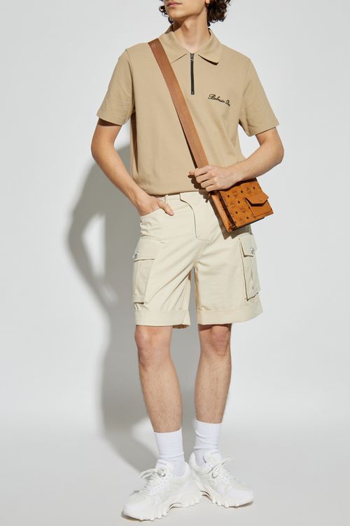 Cargo Shorts, Men's, Cream