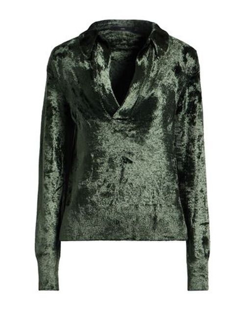 Woman Sweater Military green Size 12 Viscose, Polyamide, Polyurethane