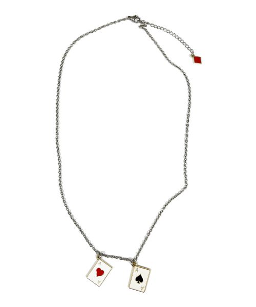 Ace Card Surgical Steel Necklace 