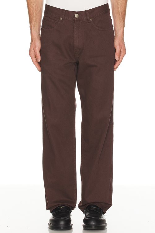 Palmes Coarse Trousers in Brown - Brown. 50 also