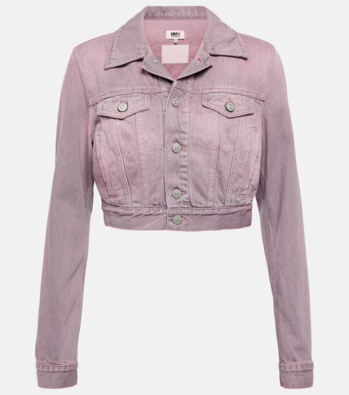 Cropped denim jacket
