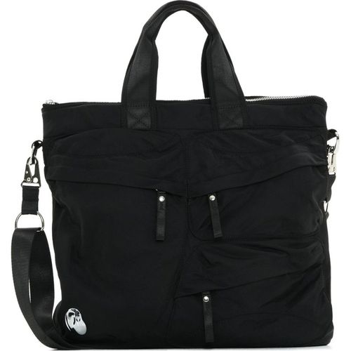 Ruched tote bag