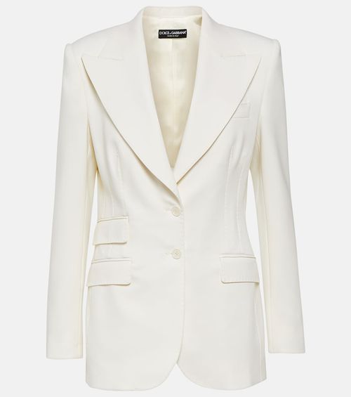 Wool-blend blazer