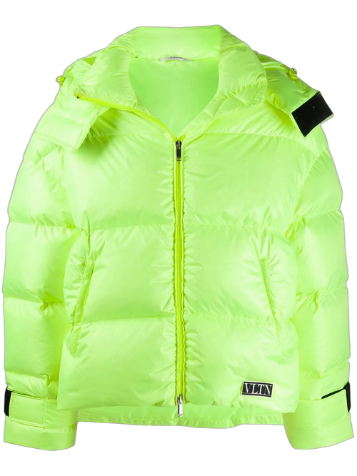 Goose Down Padded Down Jacket — Yellow