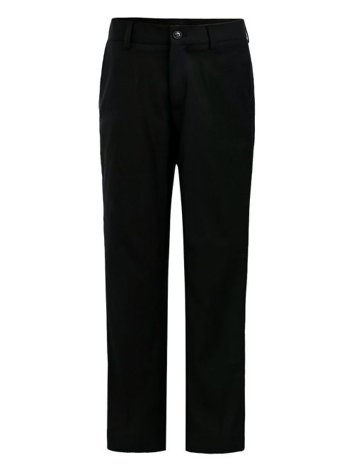 Button-fastening trousers - Black