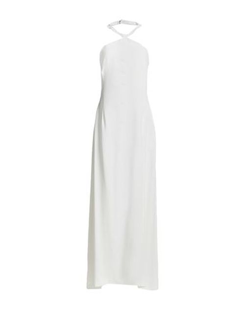 Co. Go Woman Maxi dress White Size 8 Viscose, Cotton
