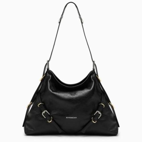 Medium Voyou shoulder bag - Black