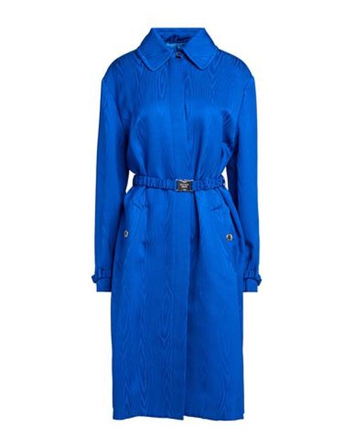 Woman Overcoat & Trench Coat Bright blue Size 10 Viscose