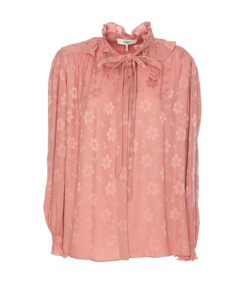 Fluid Jacquard Silk Shirt