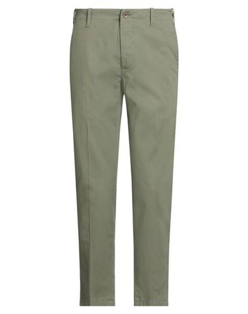 Man Pants Military green Size 30 Cotton, Elastane
