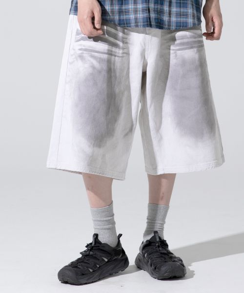 XP287 Dirty Washing Bermuda Cotton Pants