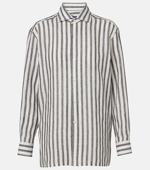 Capri striped linen shirt