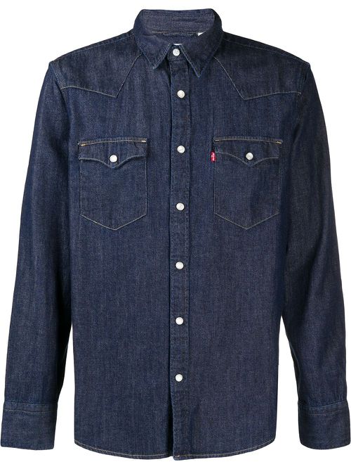 Barstow Western denim shirt - Blue
