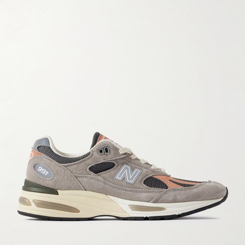 New Balance Men - 991v2 Suede and Mesh Sneakers