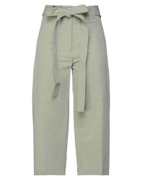 Woman Pants Sage green Size 2 Cotton, Linen