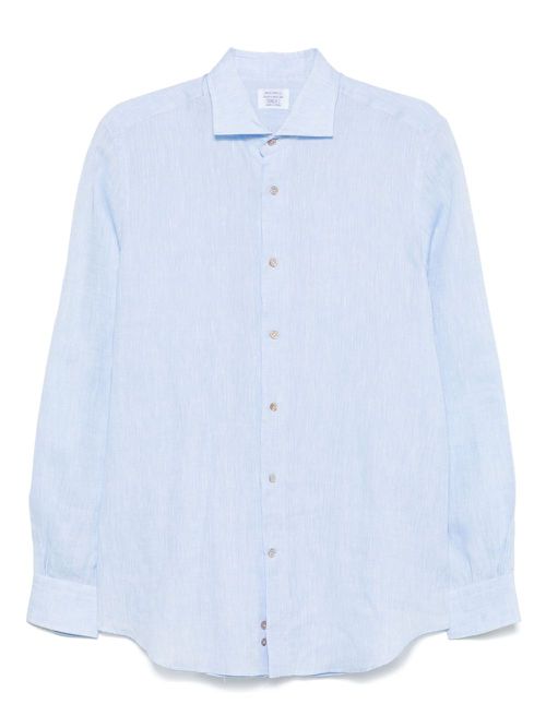 Mazzarelli linen shirt - Blue