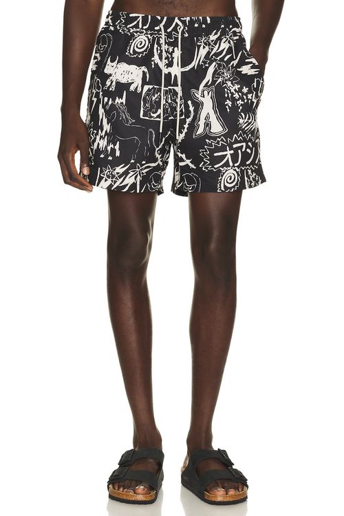 OAS BADESHORTS GENSOU in Schwarz - Black. M also in L, S, XL/1X