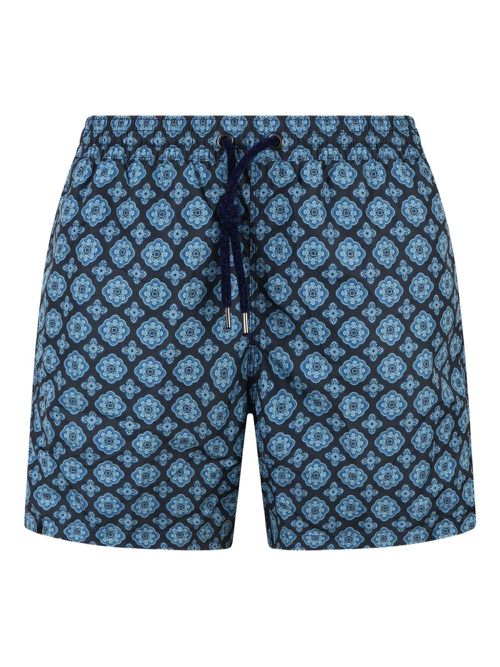 Printed swim shorts - Blue