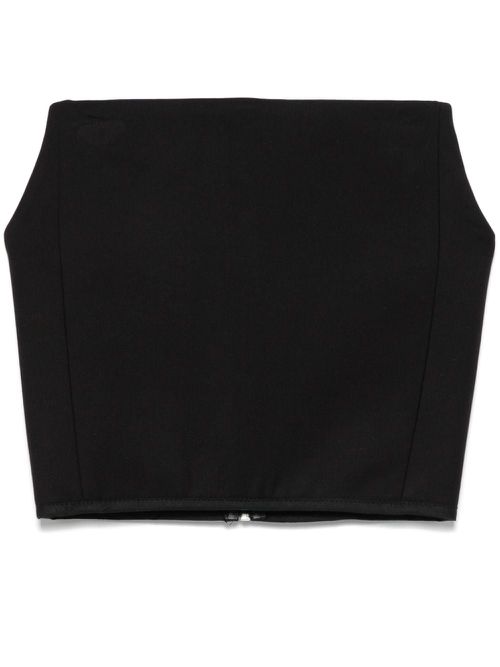 Corset-style top - Black