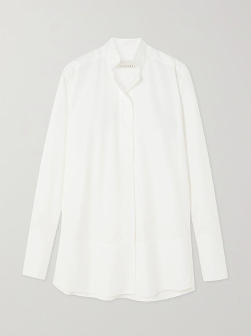 + Net Sustain Nerhu Cotton-poplin Shirt - White