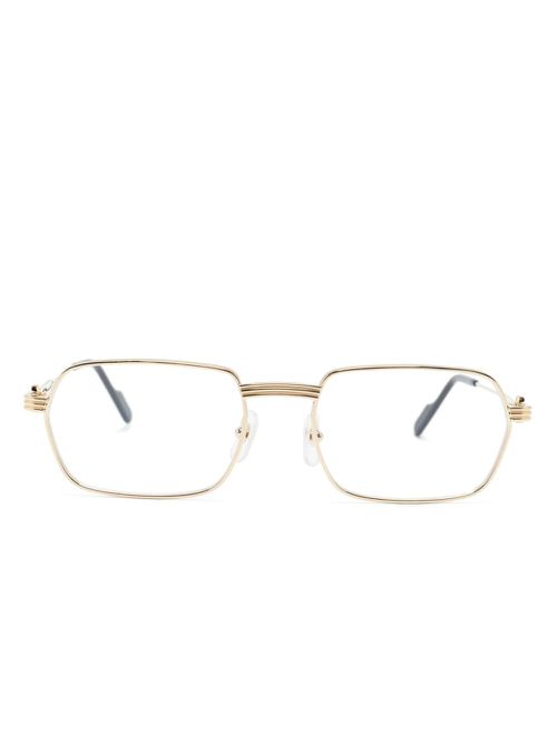 Rectangle-frame glasses - Gold
