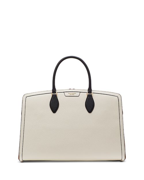 Hudson Colorblocked Pebbled Leather Handbag