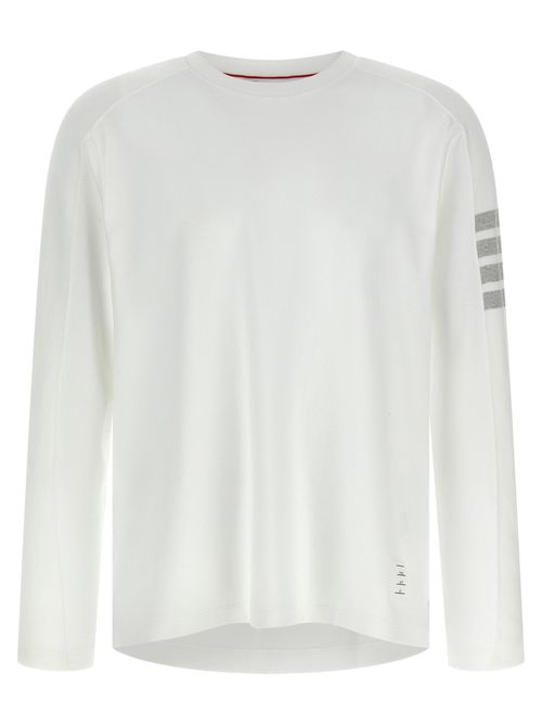 4-Bar Stripe Long-Sleeve T-Shirt — White