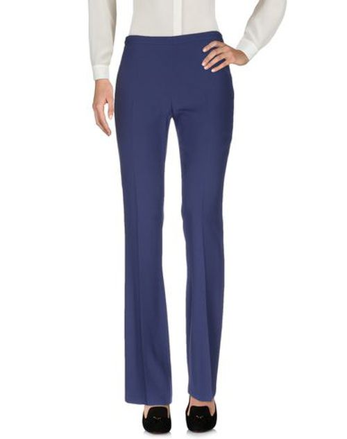 Woman Pants Slate blue Size 6 Acetate, Rayon