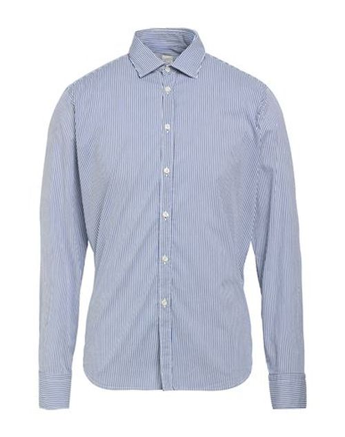 Man Shirt Navy Size 16 Cotton, Polyamide, Elastane