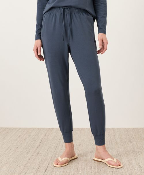 Women's Steel Blue Luxe Essential Jogger