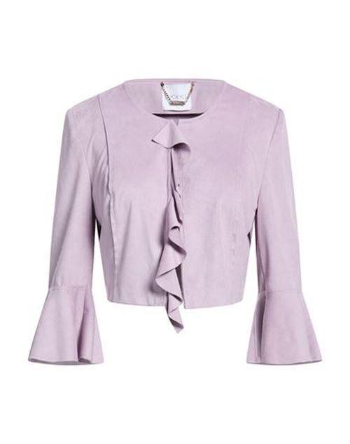 Luckylu Milano Woman Jacket Lilac Size 6 Polyester, Elastane