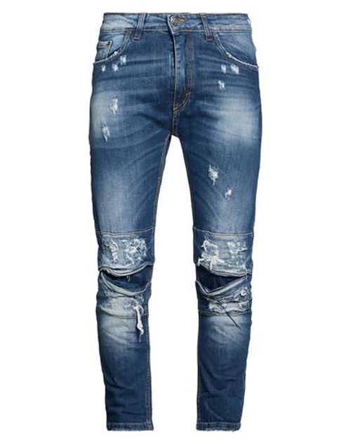Rêver Paris Man Jeans Blue Size 34 Cotton, Elastane