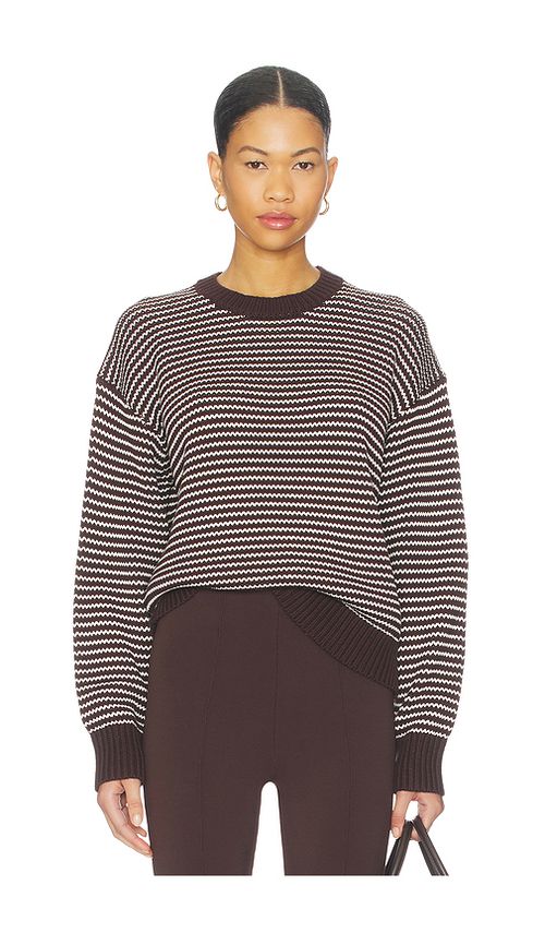 PISTOLA Aura Crew Neck Sweater in Brown. L. Also in XS